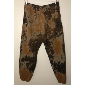 Handmade Bleach Dye Sweatpants